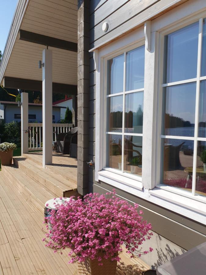 Stunning Log Cabin 45M2 On The Shore Of Kallavesi. Куопио Экстерьер фото