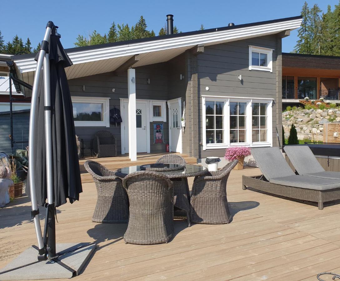 Stunning Log Cabin 45M2 On The Shore Of Kallavesi. Куопио Экстерьер фото