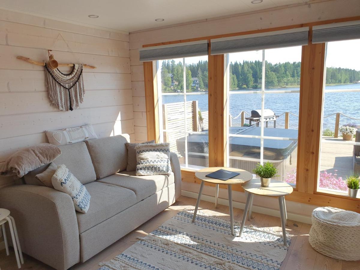 Stunning Log Cabin 45M2 On The Shore Of Kallavesi. Куопио Экстерьер фото