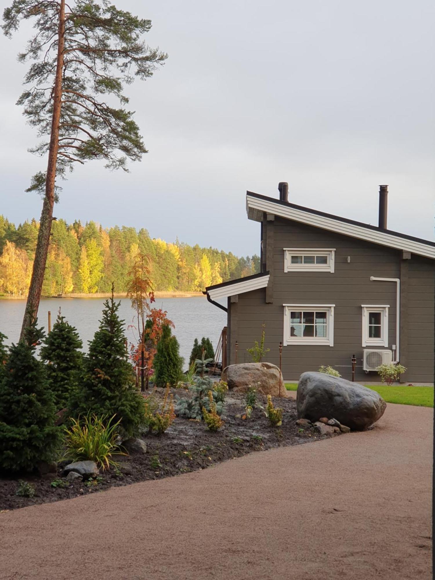 Stunning Log Cabin 45M2 On The Shore Of Kallavesi. Куопио Экстерьер фото