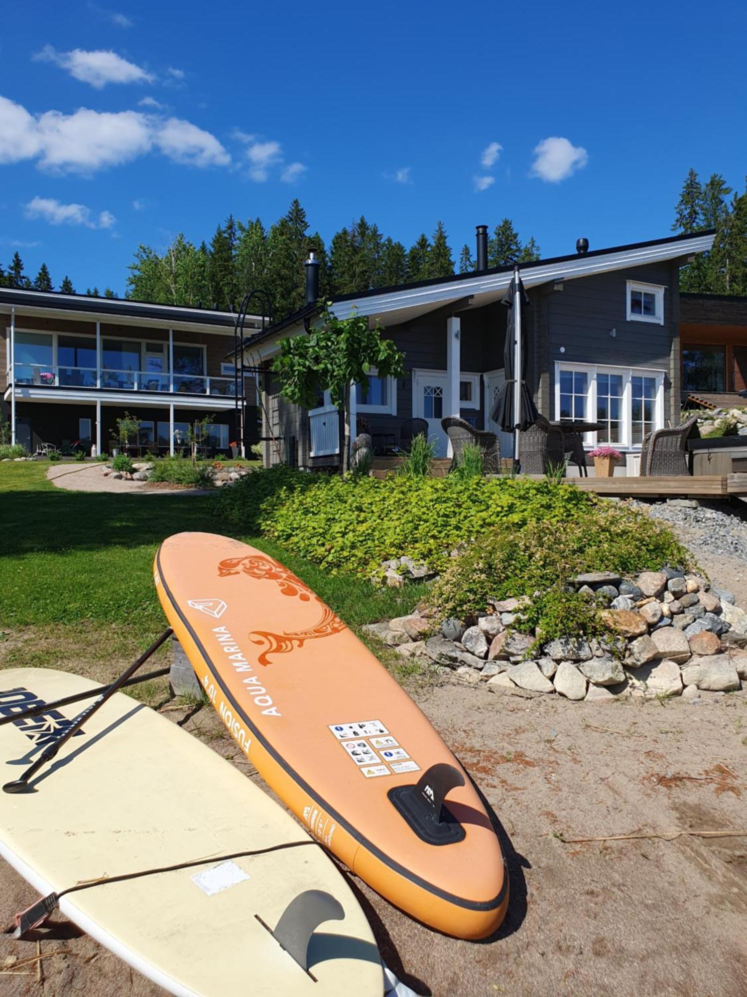 Stunning Log Cabin 45M2 On The Shore Of Kallavesi. Куопио Экстерьер фото